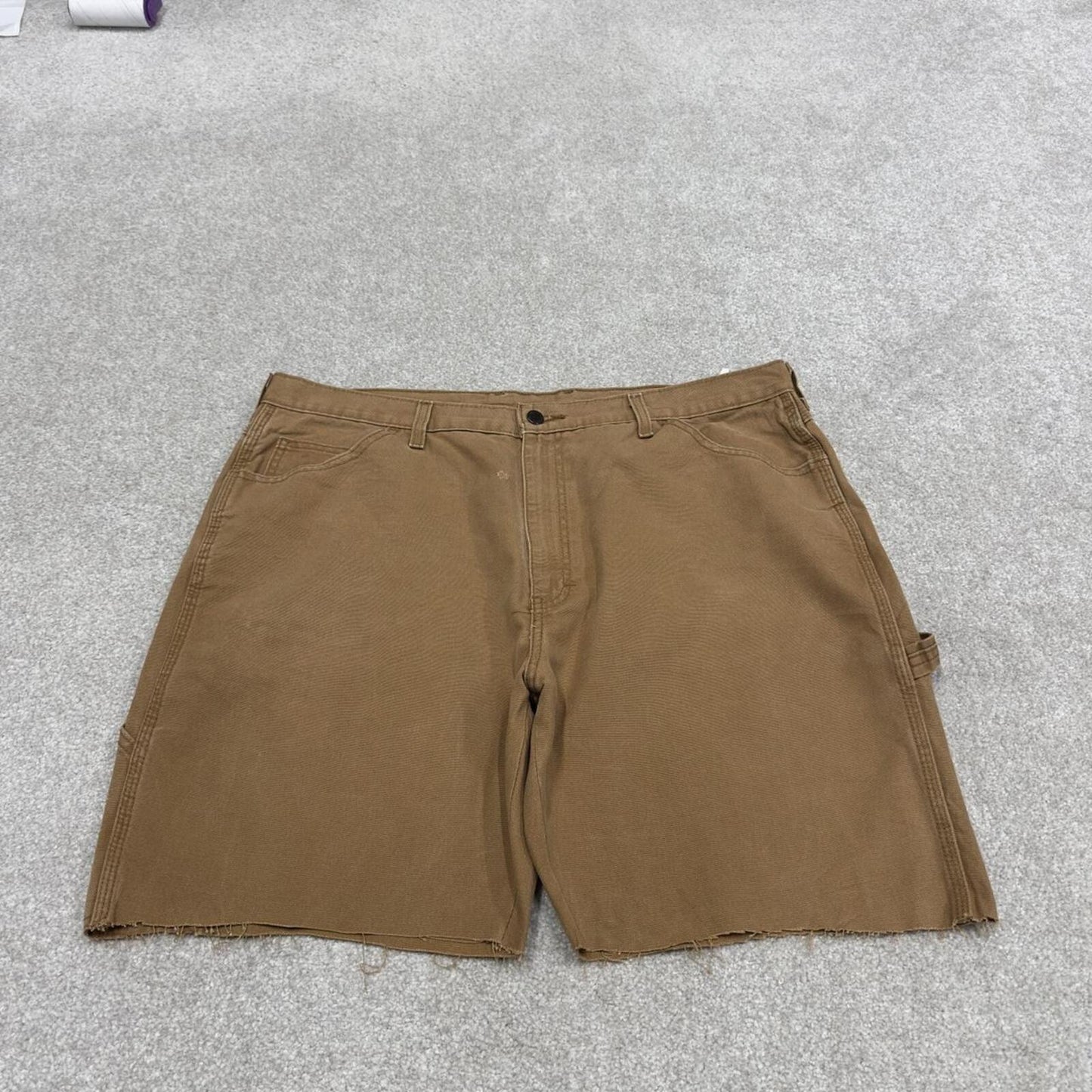 Dickies carpenter shorts cargo jorts tan Loose y2k canvasy cargo summer skate shorts