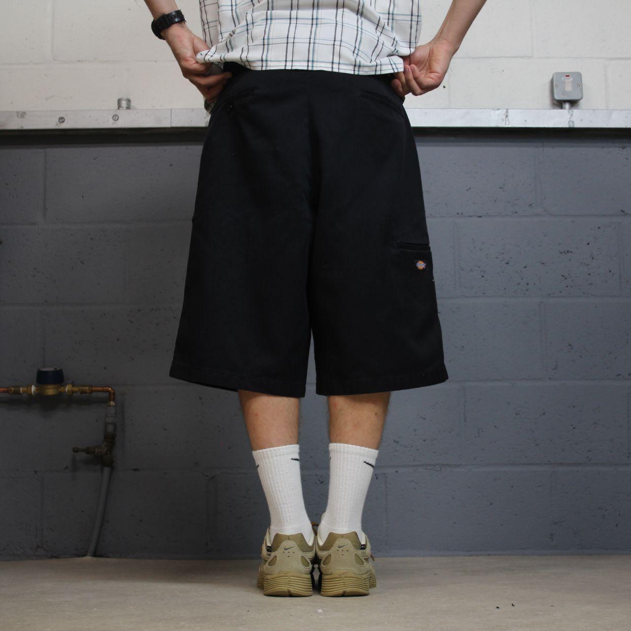 Dickies baggy chino shorts carpenter black Chino style skater shorts long wide leg festival