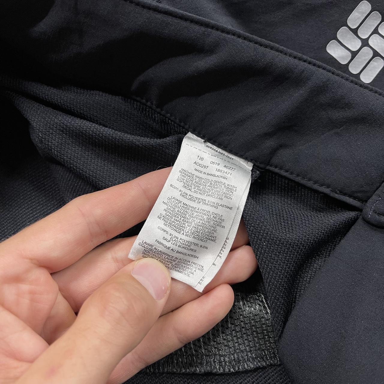 Columbia hiking pants technical Y2K black Lightweight utility tech trousers