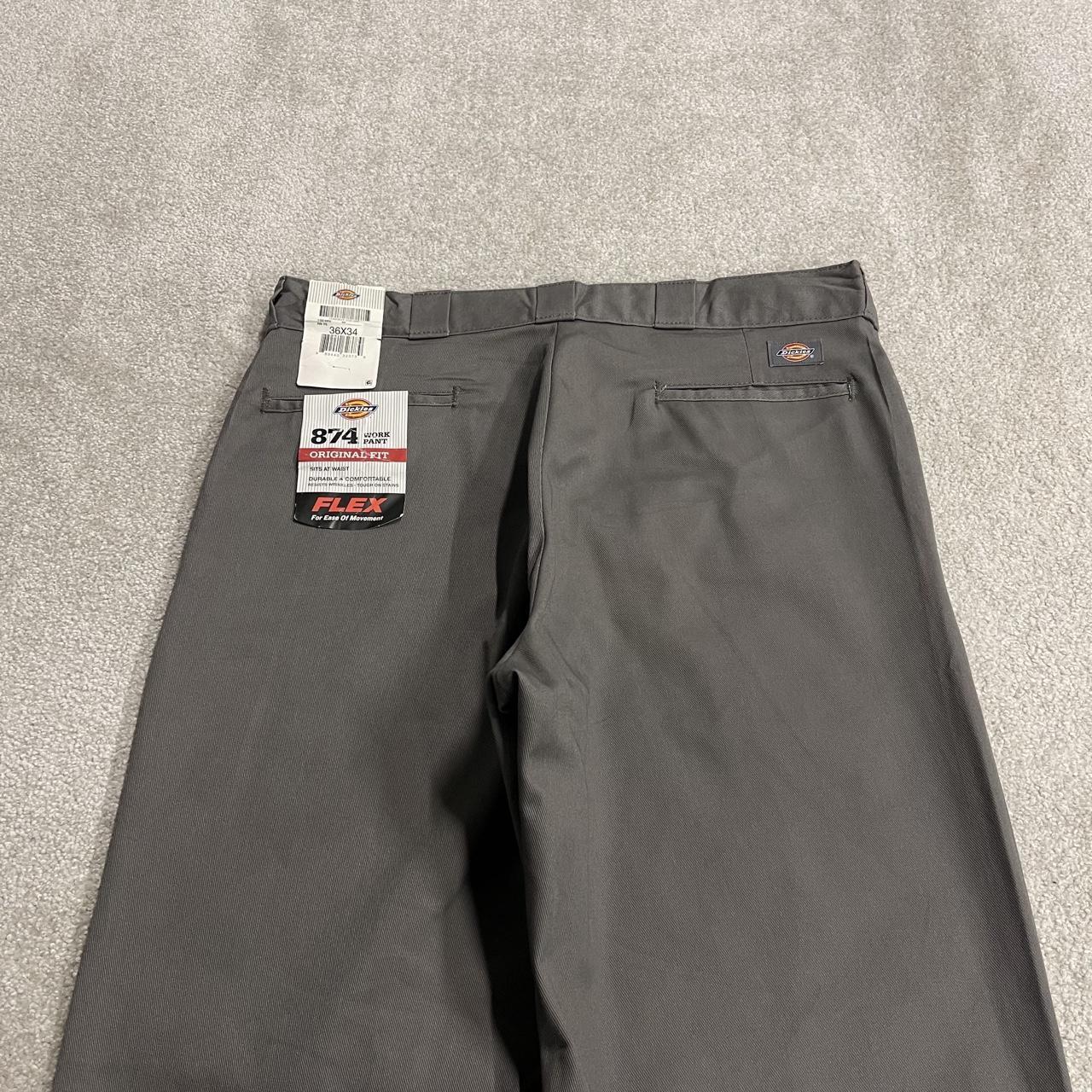 Dickies 874 pants grey original fit W36L34 Chino style skate work trousers
