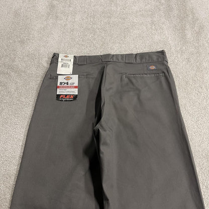 Dickies 874 pants grey original fit W36L34 Chino style skate work trousers