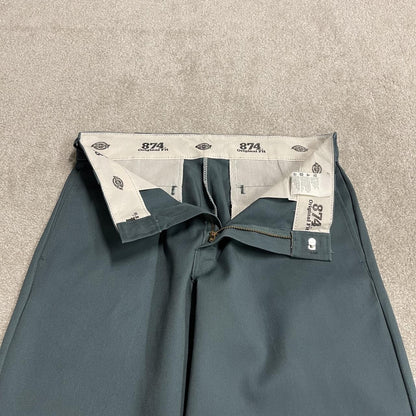 Dickies 874 work pants turquoise original fit Y2K straight fit chino skater style trousers