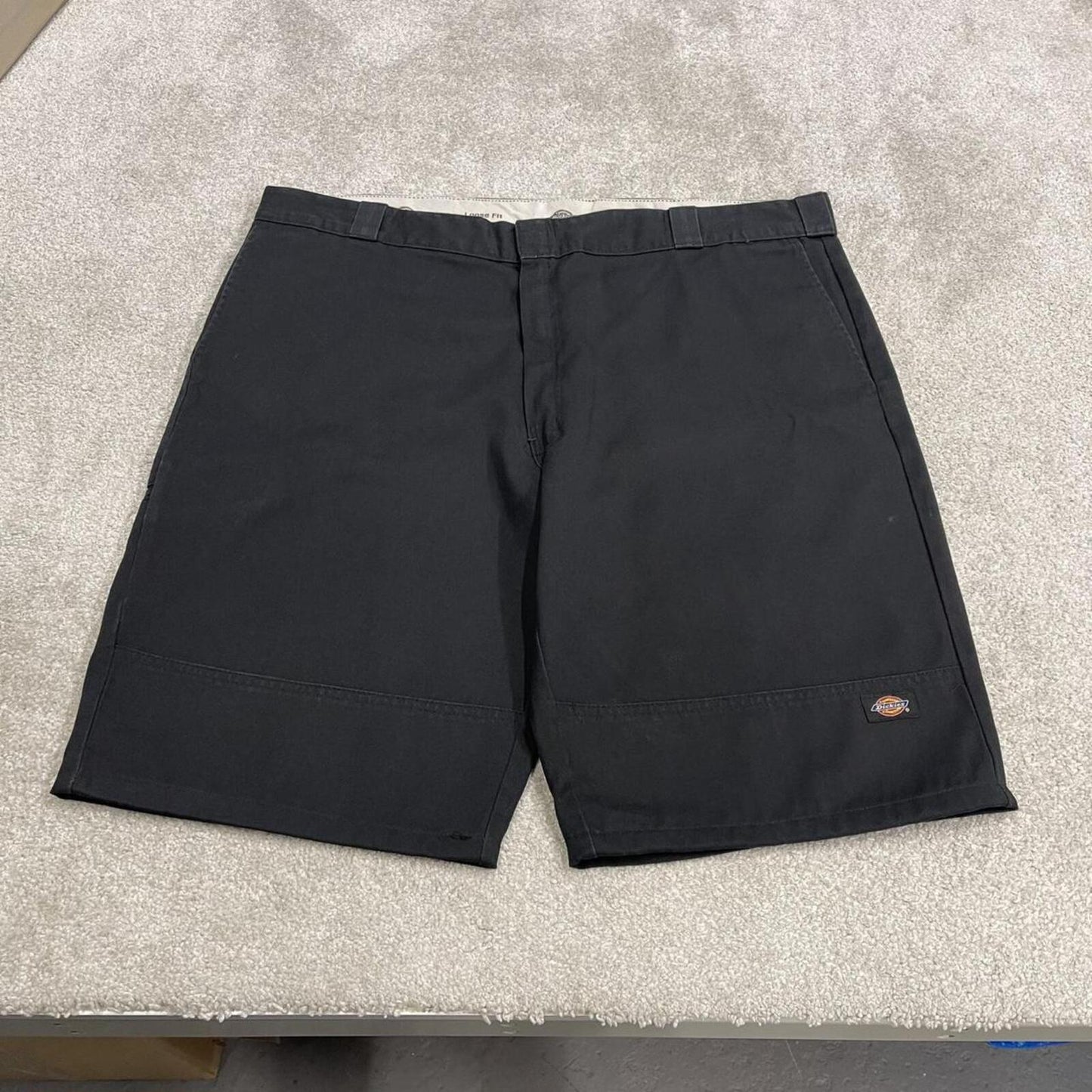 Dickies baggy chino shorts carpenter black Chino style skater shorts long wide leg festival