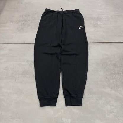 Black Nike Trackies S loose jogger track pants embroidered logo