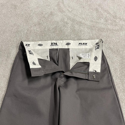 Dickies 874 pants W34L30 grey original fit Chino style skate work trousers