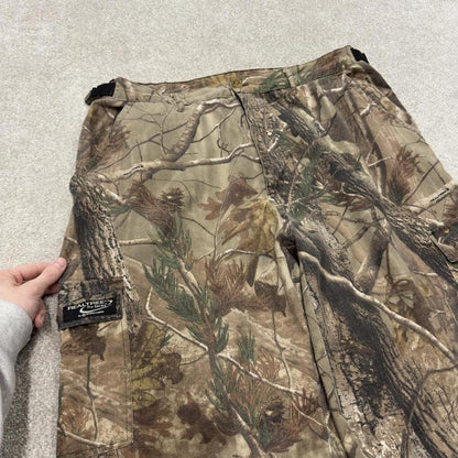 Realtree baggy camo cargo pants loose green Loose floaty leg camouflage hunting trousers