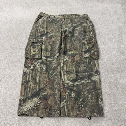 Baggy camo cargo pants y2k utility khaki Breakup Mossy Oak camouflage hunting wide leg cargos