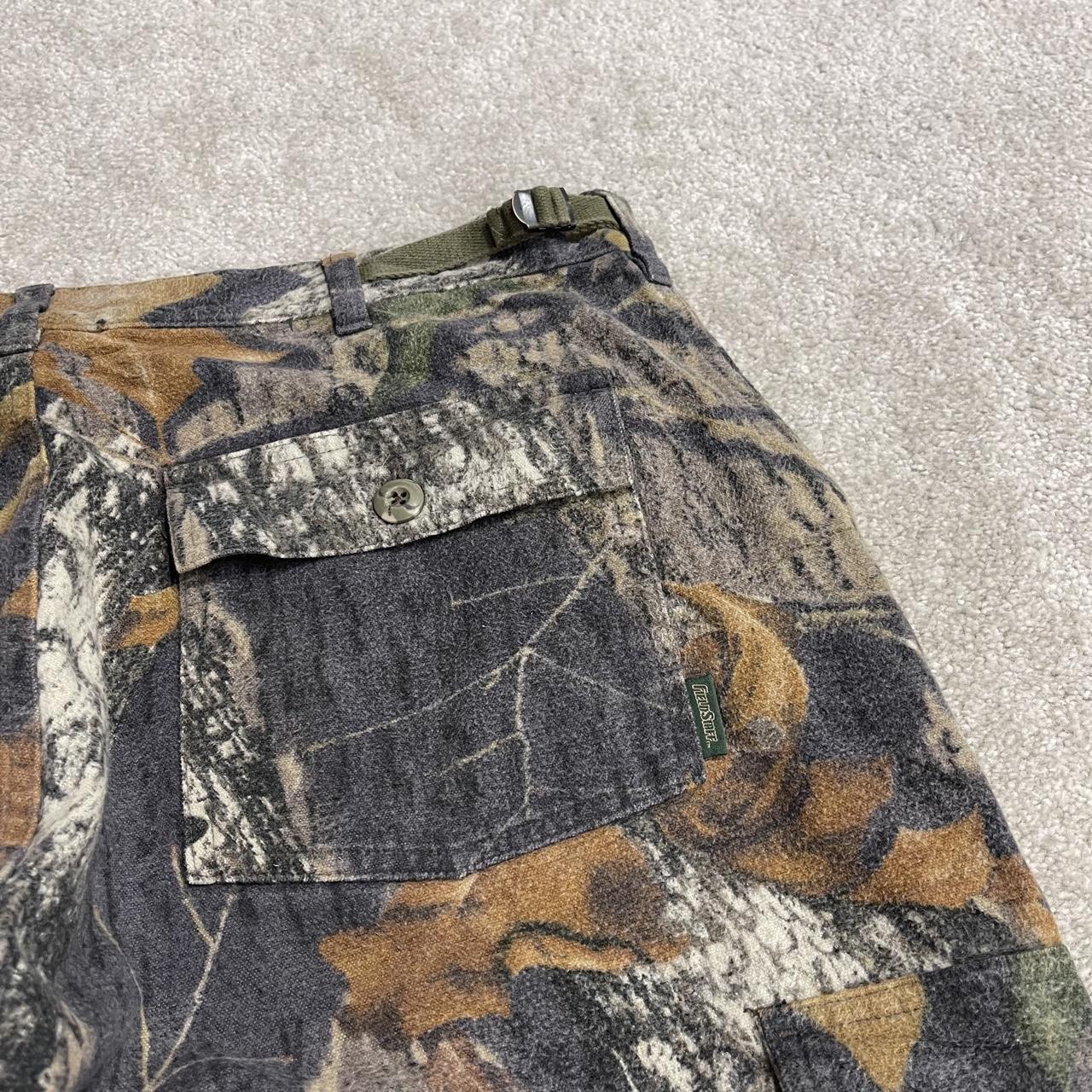 Vintage camo cargo pants y2k utility khaki Field Staff mossy oak Realtree camouflage hunting cargos