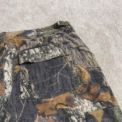 Vintage camo cargo pants y2k utility khaki Field Staff mossy oak Realtree camouflage hunting cargos