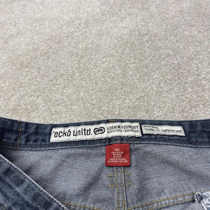 Vintage Ecko unltd baggy denim shorts blue Y2K carpenter cargo summer shorts
