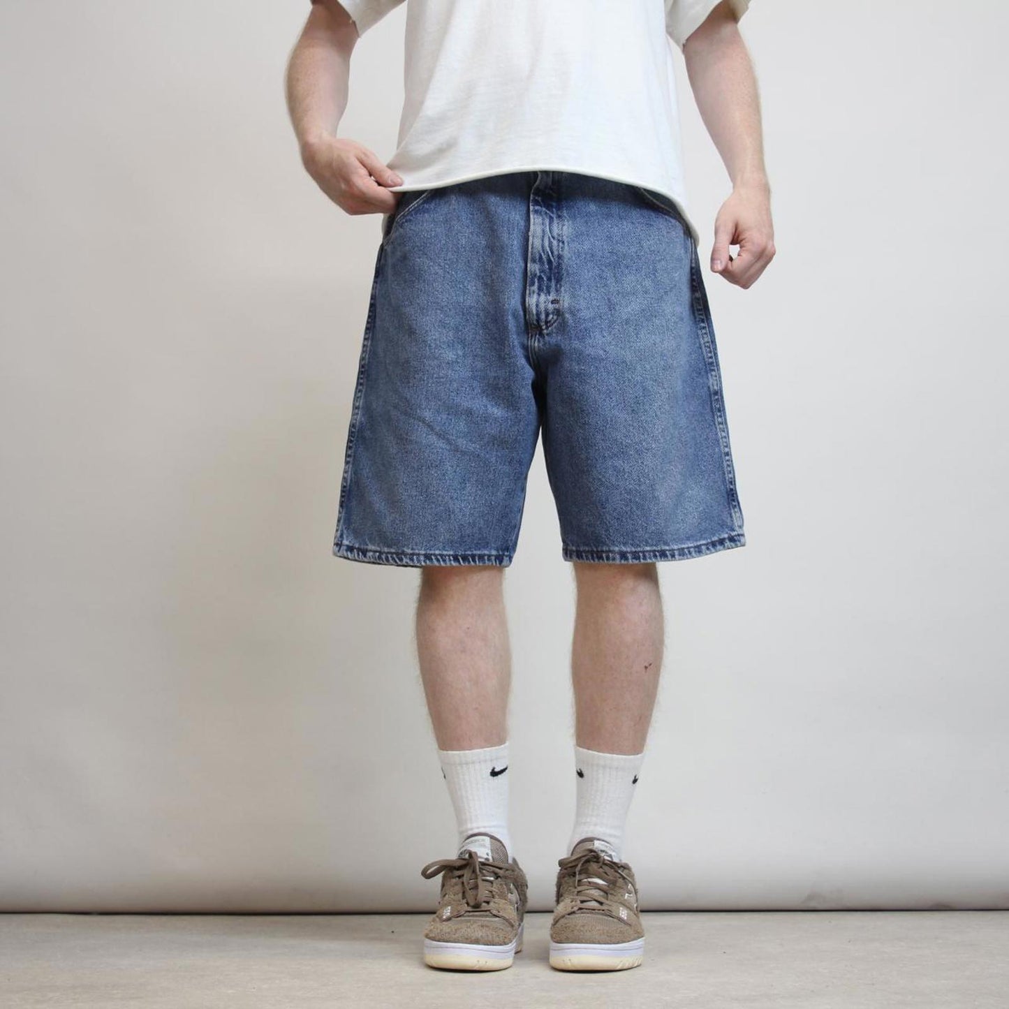 Mens baggy Wrangler jorts W34