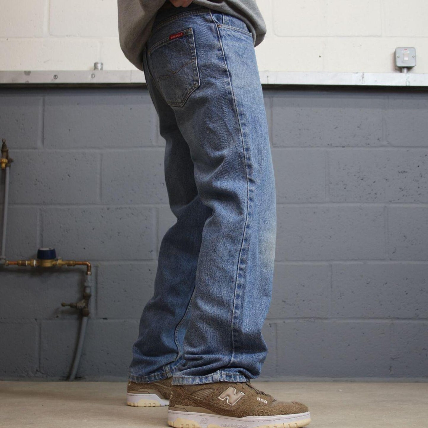 Dickies work jeans loose denim blue Regular fit skate style work pants