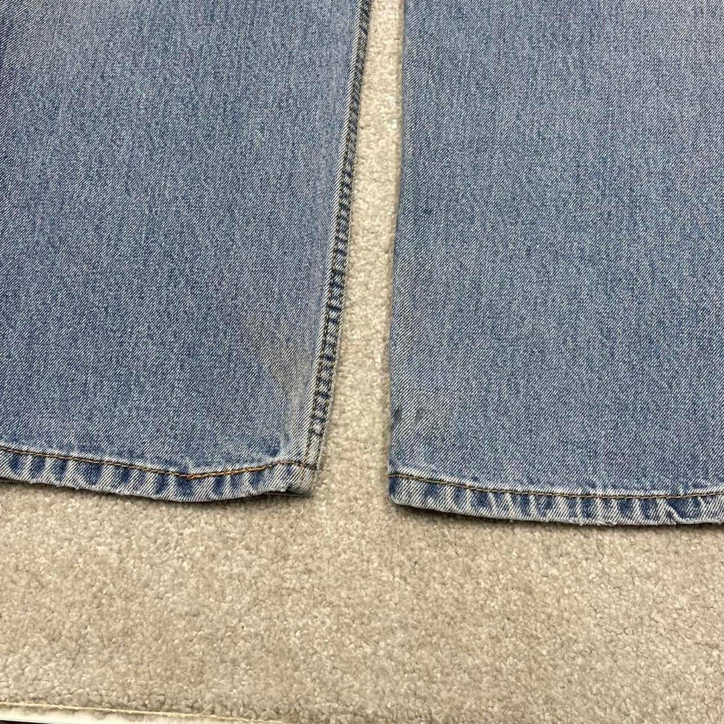Y2K baggy Levi’s 550 jeans wide leg blue Loose fit denim pants red tab logo