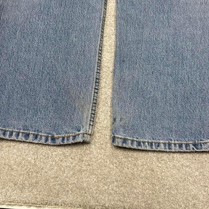 Y2K baggy Levi’s 550 jeans wide leg blue Loose fit denim pants red tab logo