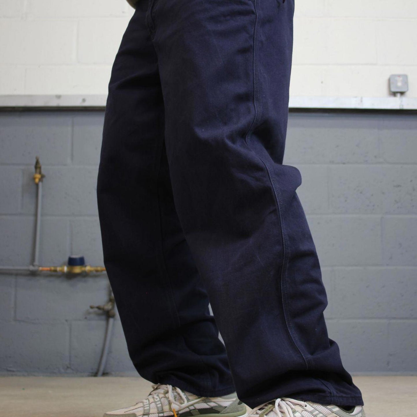 Y2K vintage Carhartt pants navy Loose leg skate style workwear pants