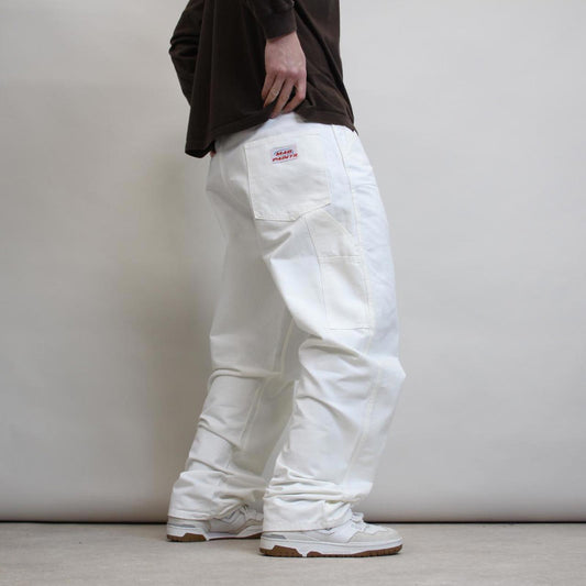 White carpenter pants W40L34 loose skater style cargos