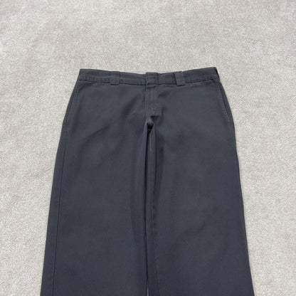 Dickies slim straight chino pants black W32L32 Straight leg twill chino style skate work trousers