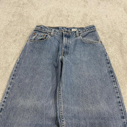 Vintage Levi's jeans 560 loose fit tapered leg blue USA made 100% cotton denim pants red tab logo