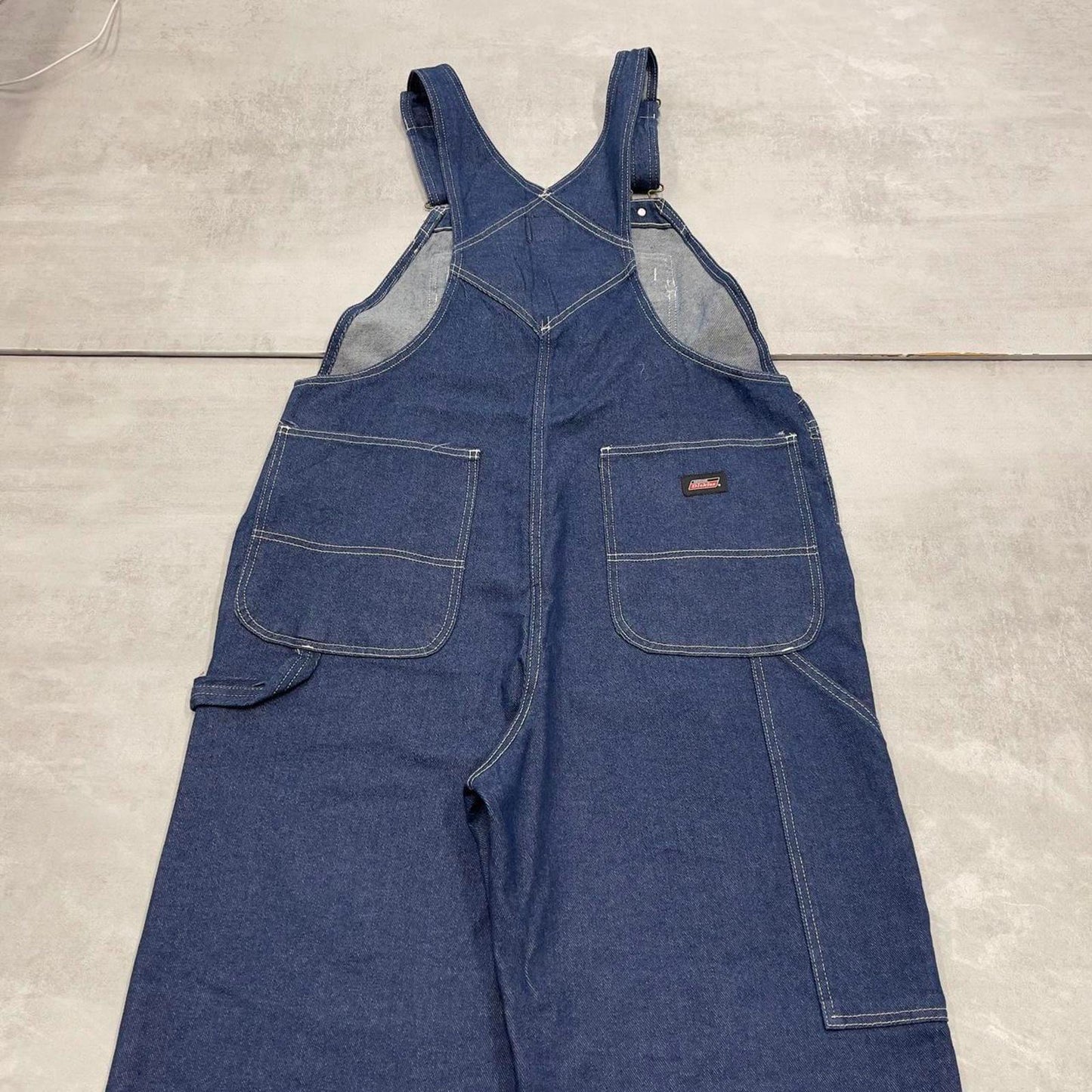 Dickies dungarees W38L33 USA blue mens denim overalls