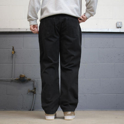 Black Dickies chino skate pants W38L30 straight leg 90s skater work pants loose American workwear