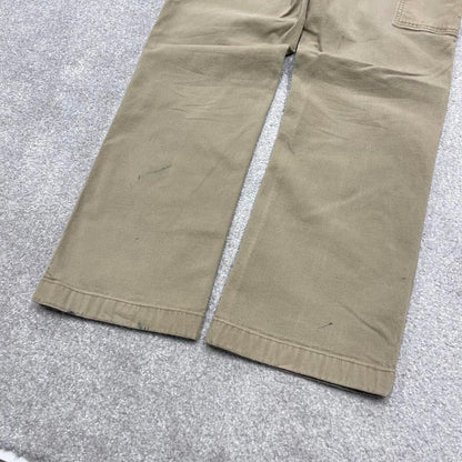 Carhartt carpenter jeans skate pants W32L32 beige canvas 90s skater style loose cargo pants