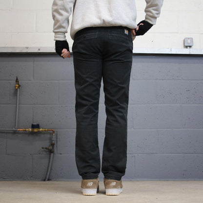 00s Carhartt WIP chino pants W32L32 black 90s skater style slim work trousers utility