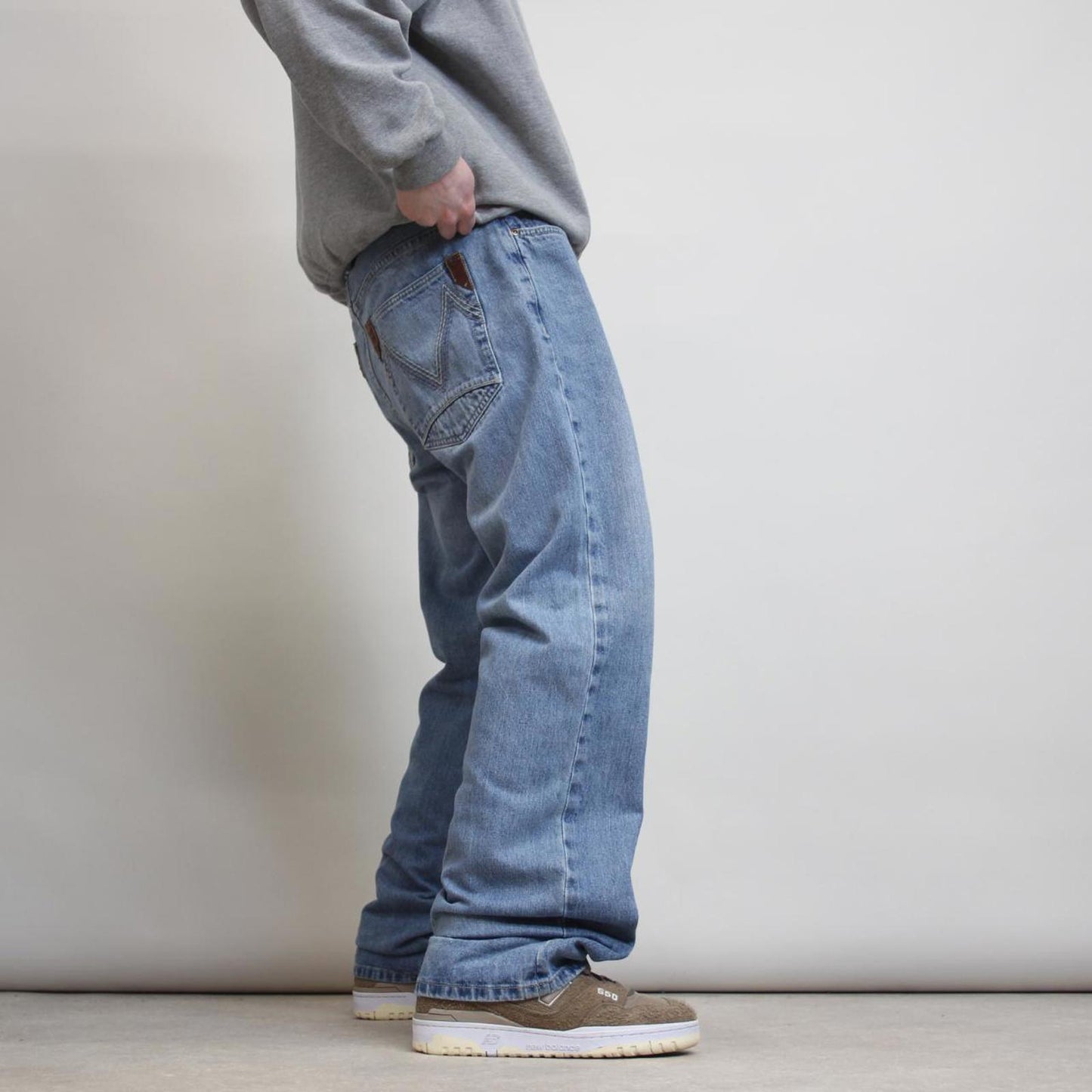 Mens Sean John jeans W34 L33 Blue loose denim y2k jeans