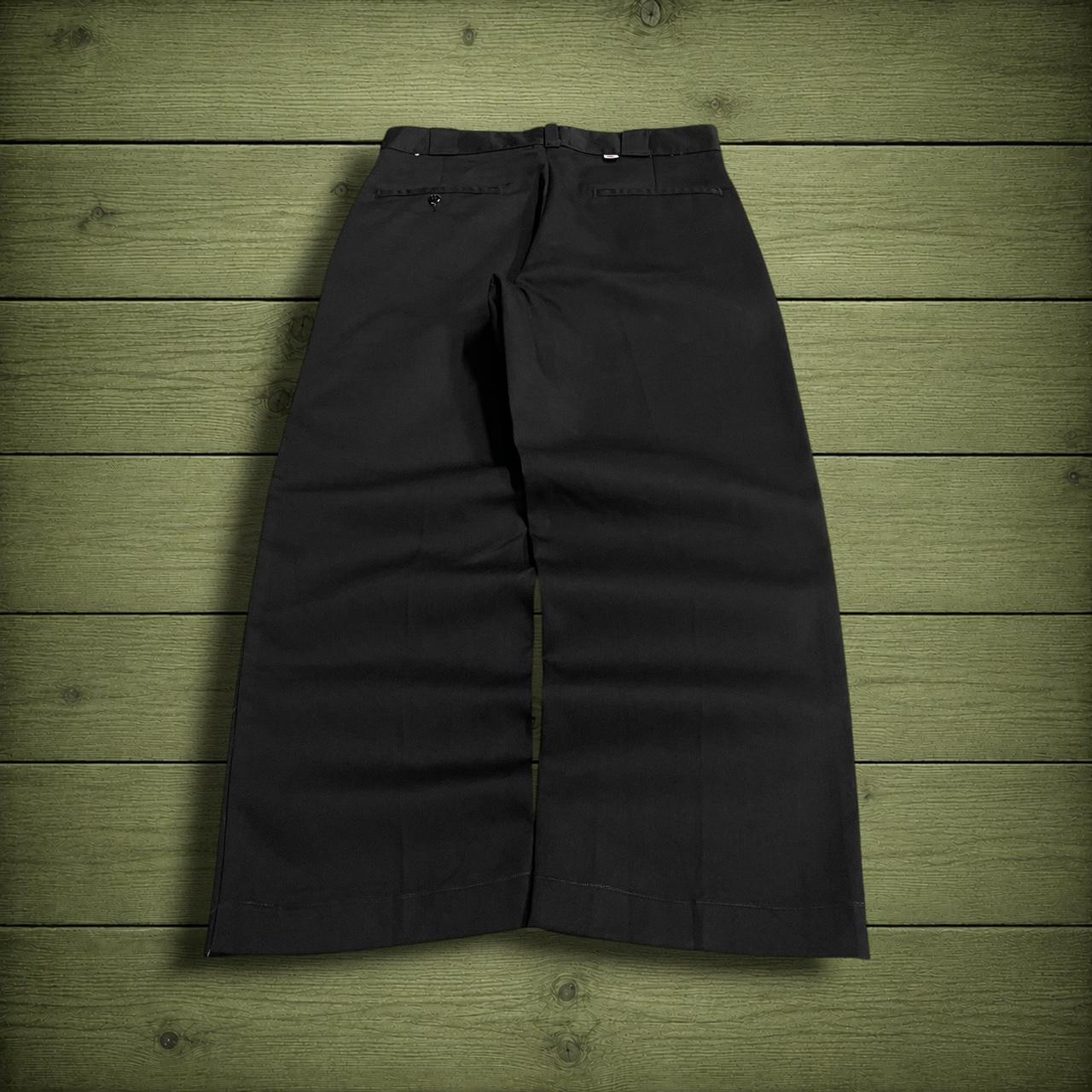 Vintage Dickies work pants y2k loose fit black loose chino 90s skater style trousers