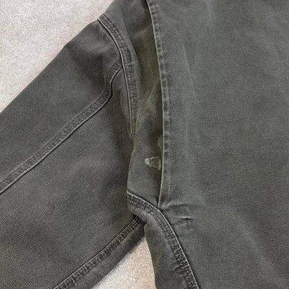 Vintage green Carhartt Detroit jacket Large technical boxy cropped fit J97MOS 90s skater style