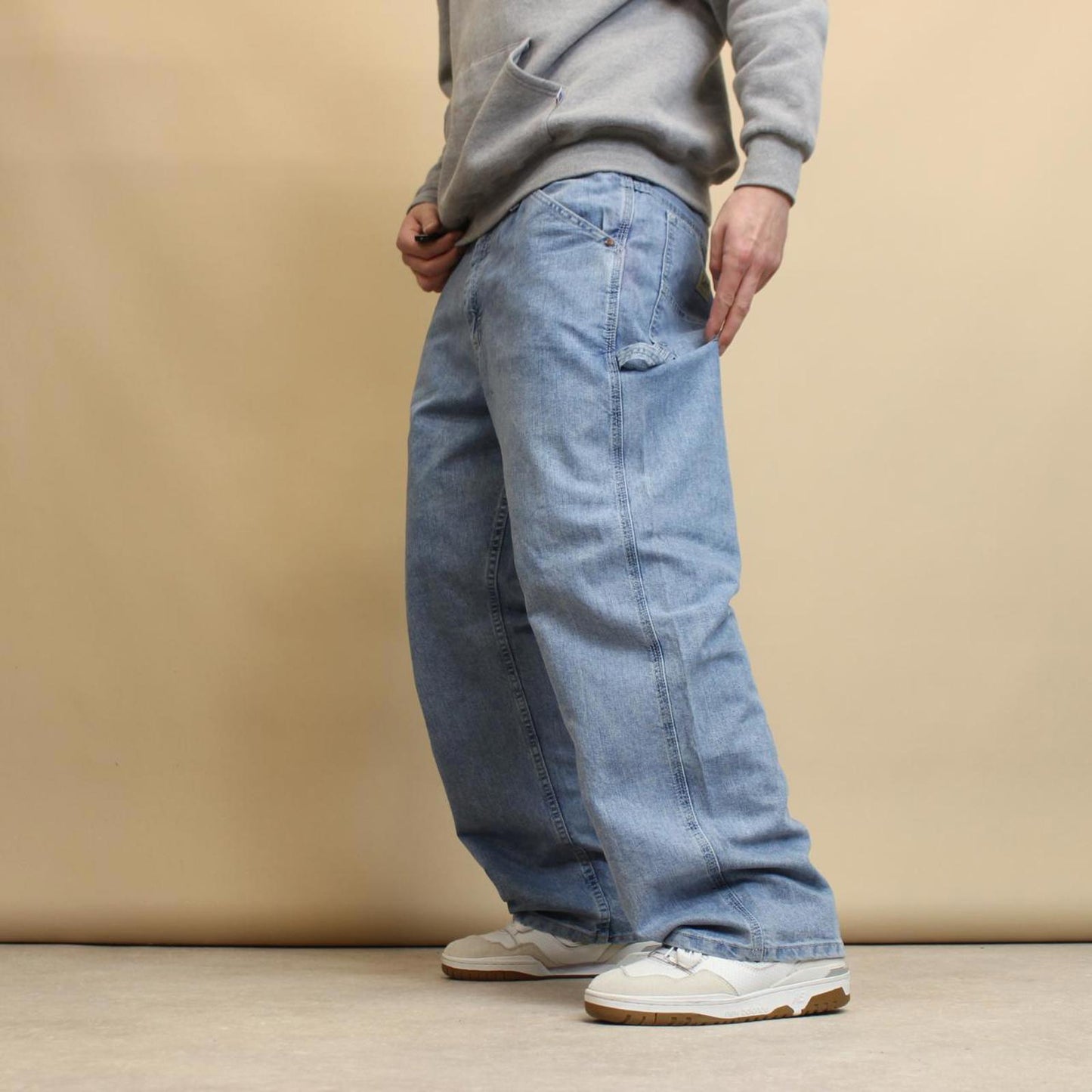 Baggy blue Lee carpenter jeans W38 L30