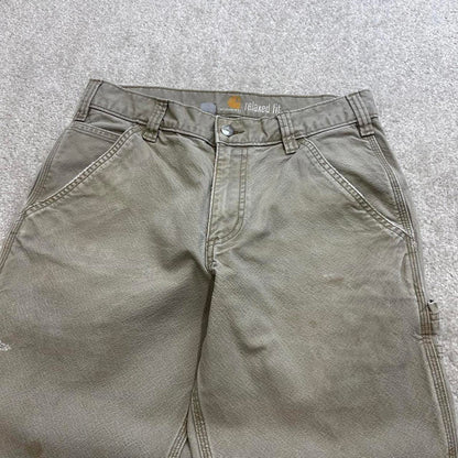 Grey Carhartt carpenter jeans W30L32 relaxed fit canvas 90s skater style work cargos