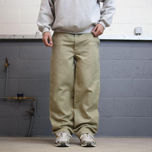 Vintage Dickies work pants loose fit khaki W36L32
