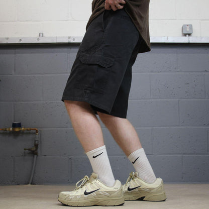 Dickies cargo chino shorts black Twill chino style skater shorts loose leg festival