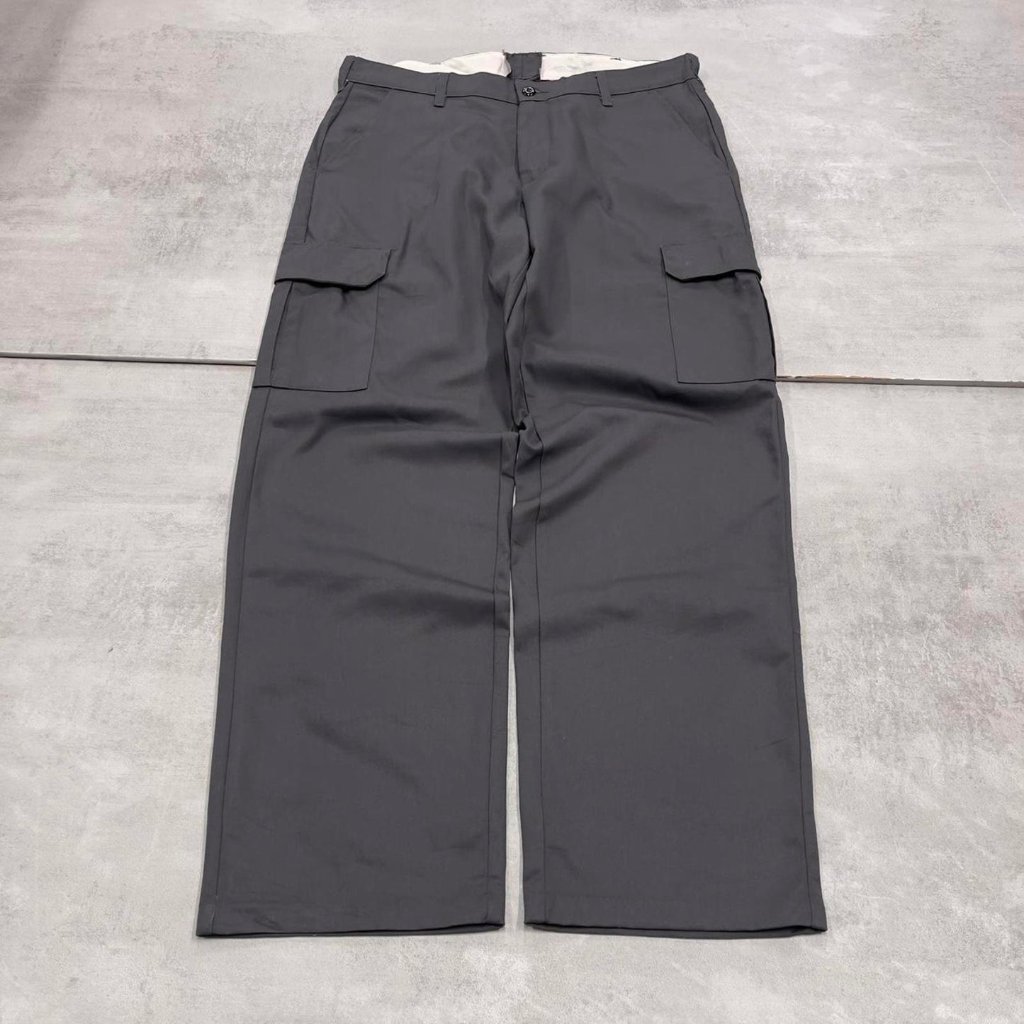 Vintage baggy Red Kap cargo trousers W36L32 wide leg chino style skater pants