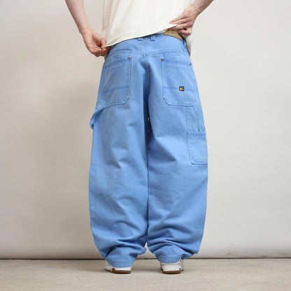 Baggy PJ carpenter jeans W36 L31 blue wide leg heavy denim 90s style skater cargos