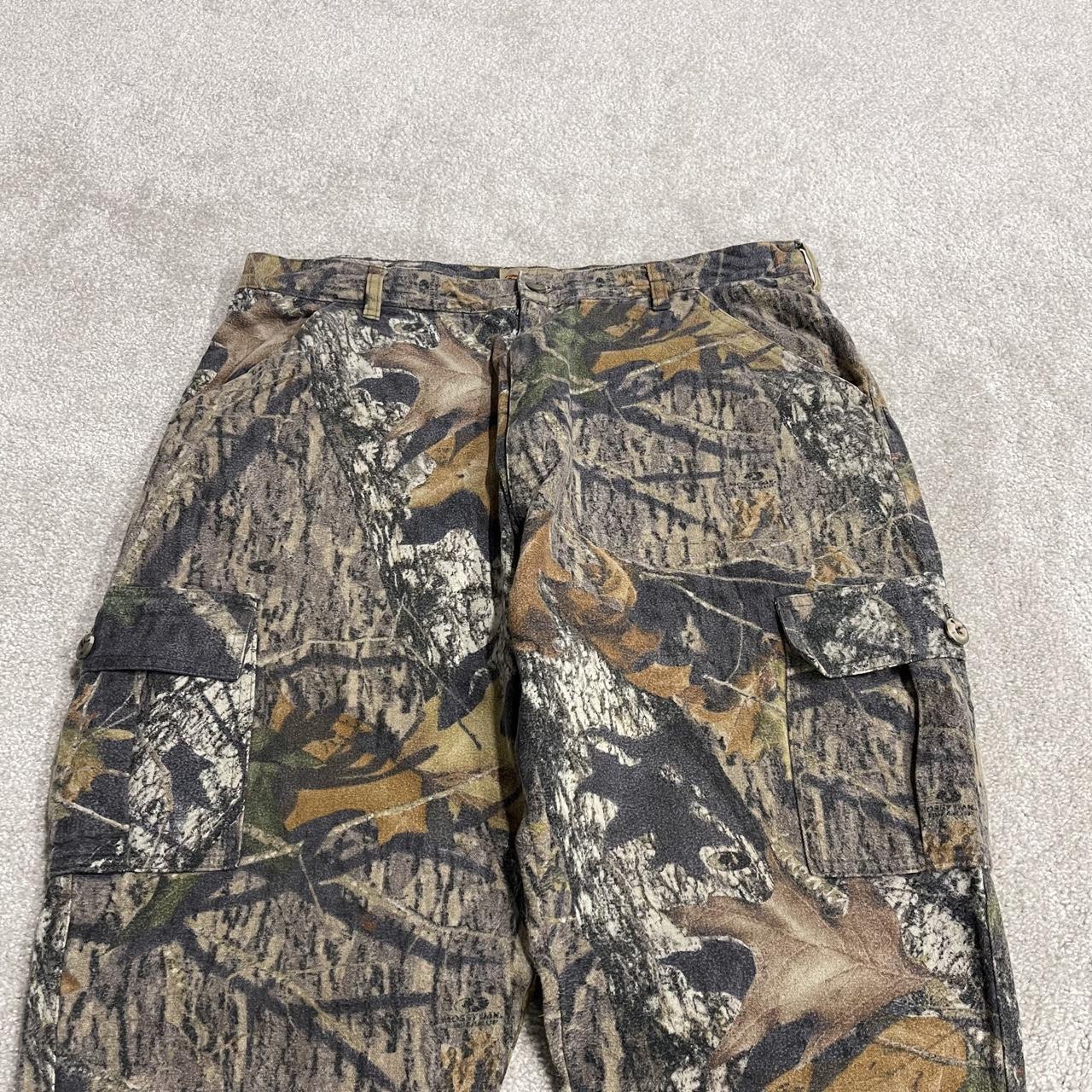 Vintage camo cargo pants y2k utility khaki Field Staff mossy oak Realtree camouflage hunting cargos
