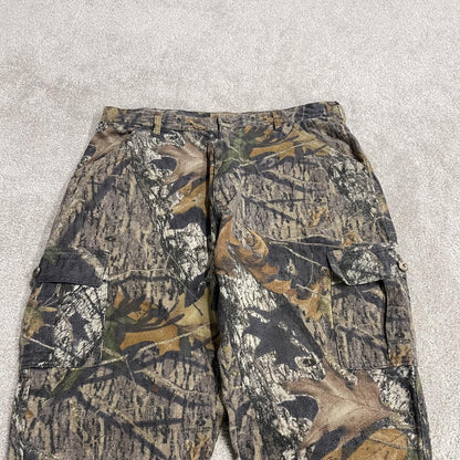 Vintage camo cargo pants y2k utility khaki Field Staff mossy oak Realtree camouflage hunting cargos