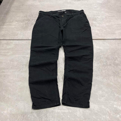 Black Carhartt carpenter jeans size 18 W40L30 women's y2k 90s style cargos