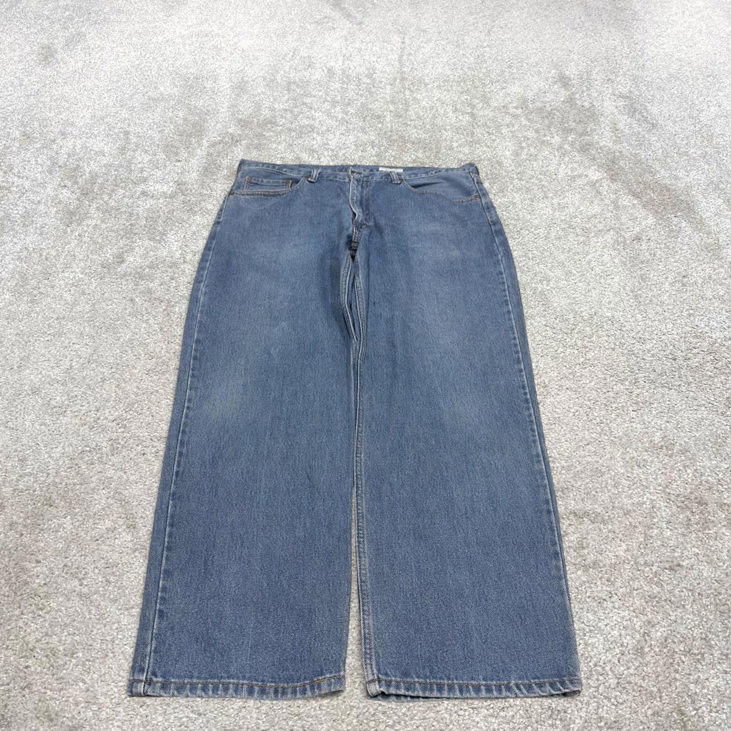 Vintage y2k Levis 550 jeans blue Casual style 5 pocket 100% cotton denim pants
