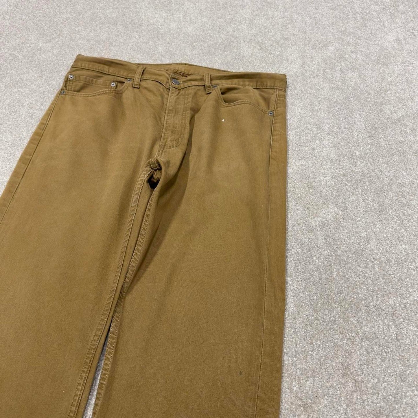 Vintage y2k Levis 505 jeans tan Casual style 5 pocket 100% cotton pants