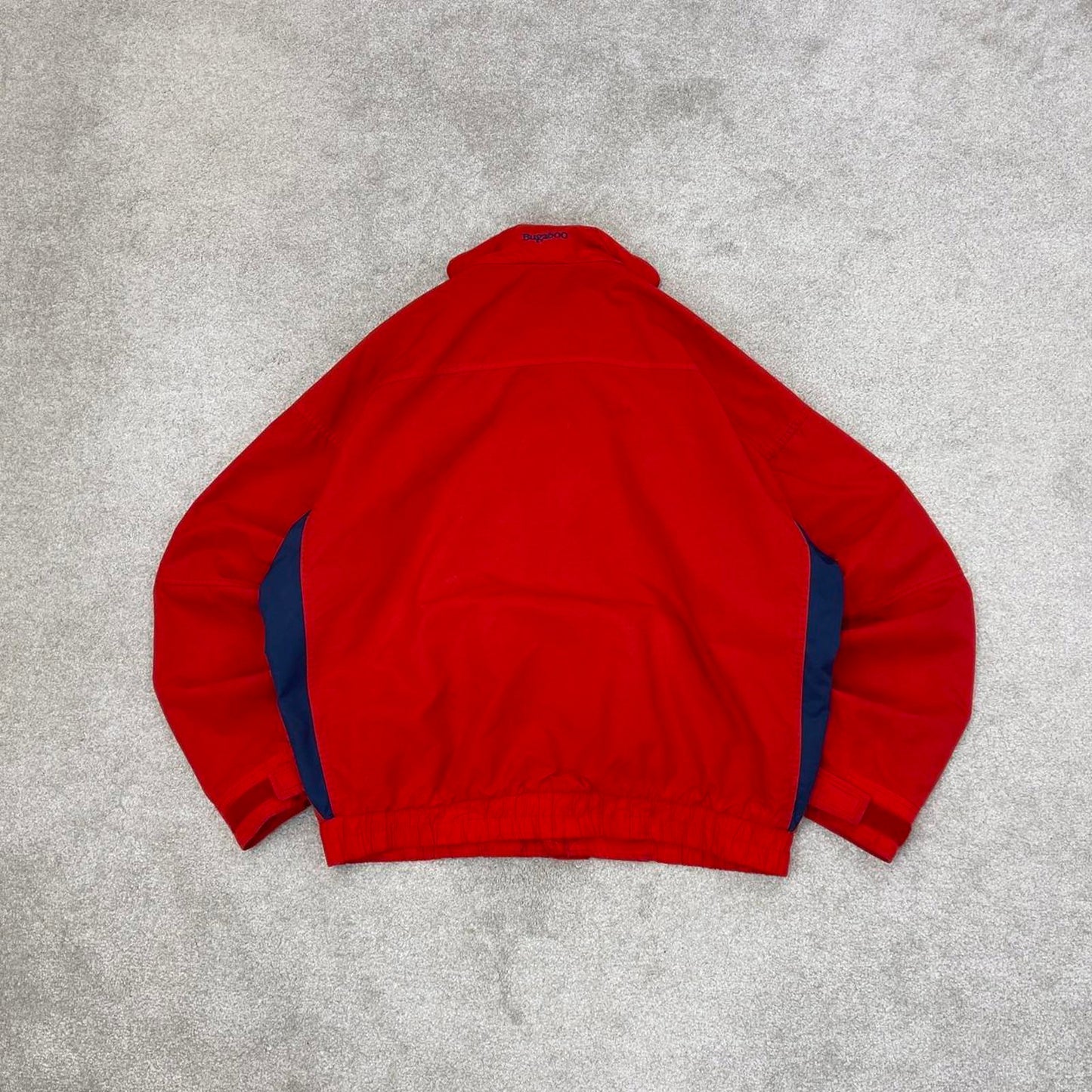 Red Columbia technical jacket XL men's y2k style full zip windbreaker autumn hiking