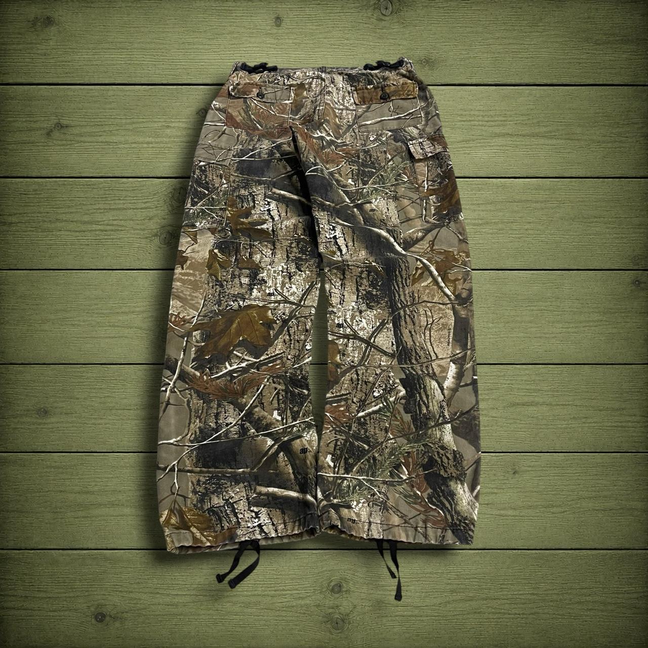 Camo cargo pants y2k utility khaki straight leg Red Head Youths Realtree camouflage combat cargos