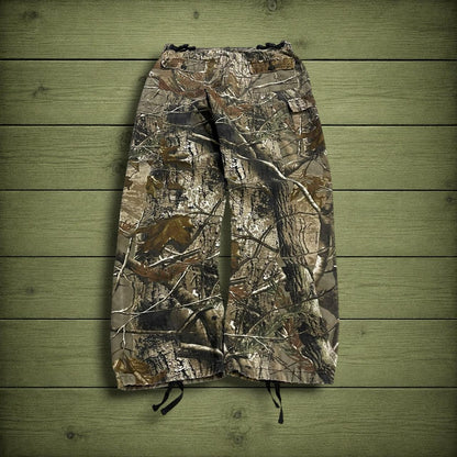 Camo cargo pants y2k utility khaki straight leg Red Head Youths Realtree camouflage combat cargos