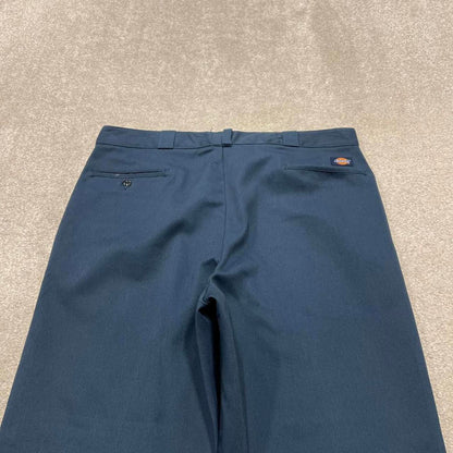 Vintage Dickies work pants navy blue Loose fit chino style skate trousers