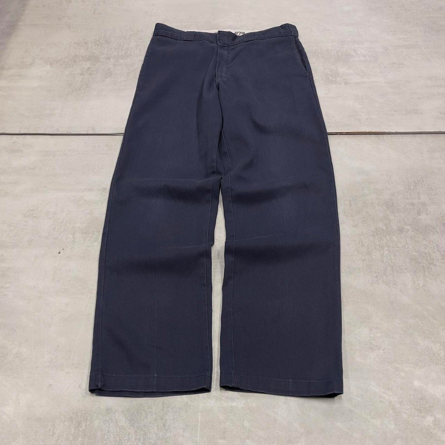 Dickies 874 Pants W33L32 navy original fit twill chino 90s style skater pants