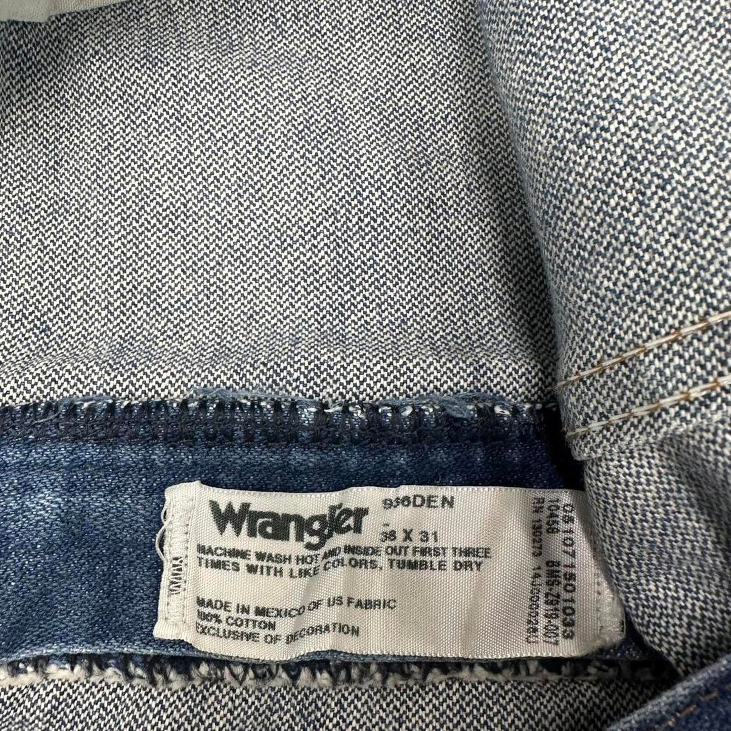 Mens Wrangler jorts W38
