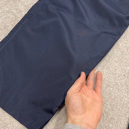 00s baggy Starter tracksuit bottoms navy 2XL y2k style joggers embroidered track pants trackies