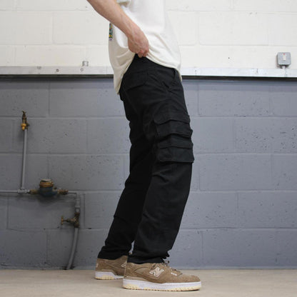 Mens black Wrangler cargo trousers W32 L30