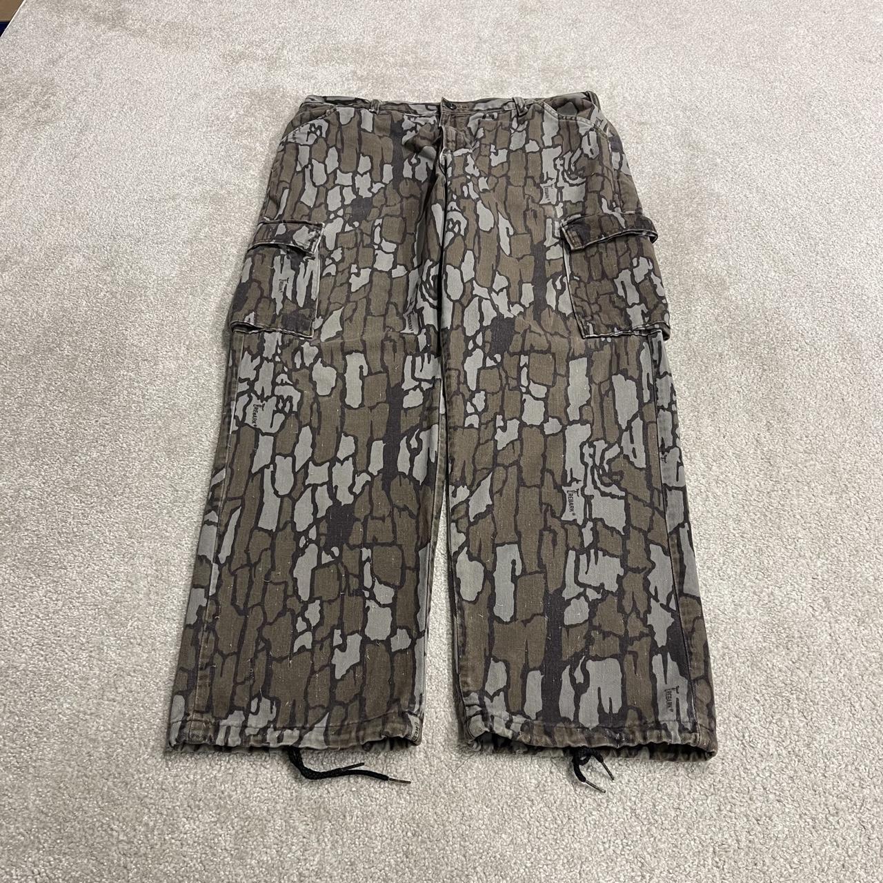 Duxback camo cargo pants y2k utility brown Trebark camouflage utility hunting cargos