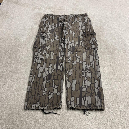 Duxback camo cargo pants y2k utility brown Trebark camouflage utility hunting cargos